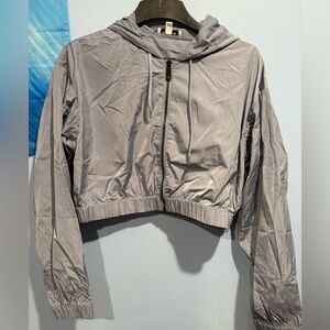 True religion cropped windbreaker